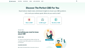 CBD Central website design preview