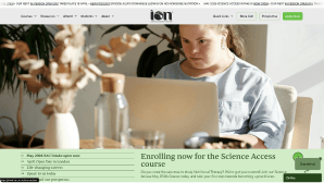 ION Institute website design preview