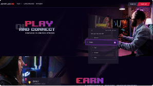 Joystick Live website design preview